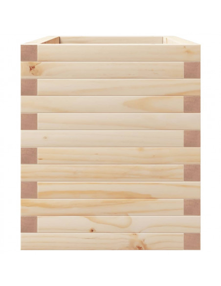 Fioriera da Giardino 70x40x49,5 cm in Legno Massello di Pino