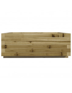 Fioriera da Giardino 70x70x26,5 cm in Legno di Pino Impregnato