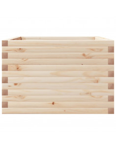Fioriera da Giardino 70x70x45,5 cm in Legno Massello di Pino 2