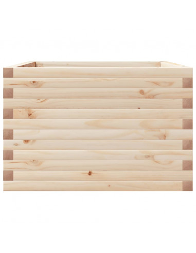 Fioriera da Giardino 70x70x45,5 cm in Legno Massello di Pino