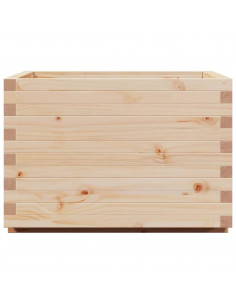 Fioriera da Giardino 70x70x49,5 cm in Legno Massello di Pino 2