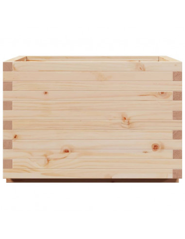 Fioriera da Giardino 70x70x49,5 cm in Legno Massello di Pino