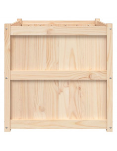 Fioriera da Giardino 70x70x70 cm in Legno Massello di Pino 2