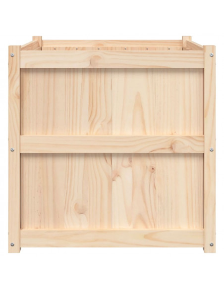 Fioriera da Giardino 70x70x70 cm in Legno Massello di Pino
