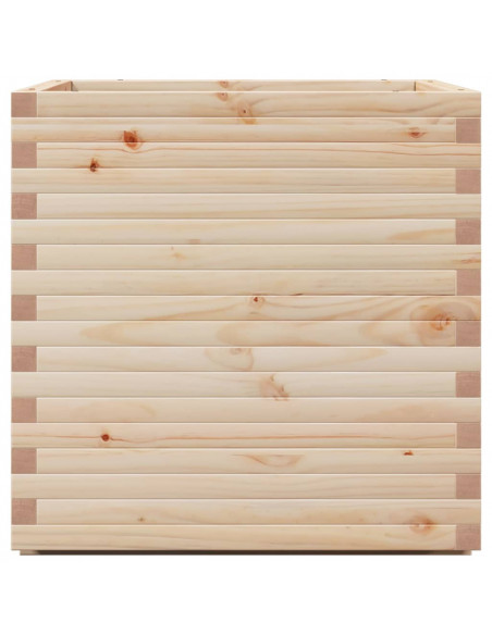Fioriera da Giardino 70x70x72 cm in Legno Massello di Pino