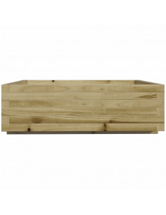 Fioriera da Giardino 80x80x26,5 cm in Legno di Pino Impregnato 2