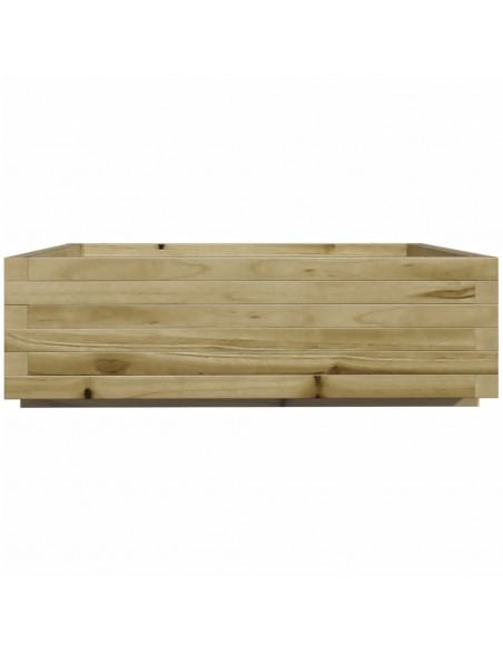 Fioriera da Giardino 80x80x26,5 cm in Legno di Pino Impregnato