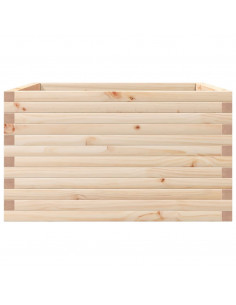 Fioriera da Giardino 80x80x45,5 cm in Legno Massello di Pino