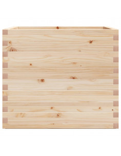 Fioriera da Giardino 80x80x72 cm in Legno Massello di Pino