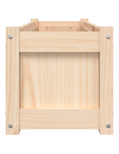Fioriera da Giardino 90x31x31 cm in Legno Massello di Pino 2