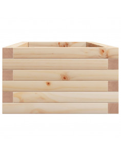 Fioriera da Giardino 90x40x23 cm in Legno Massello di Pino 2