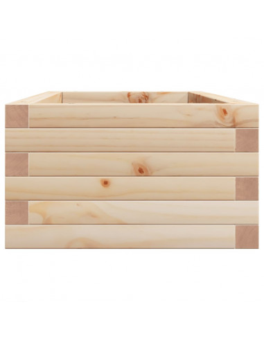 Fioriera da Giardino 90x40x23 cm in Legno Massello di Pino