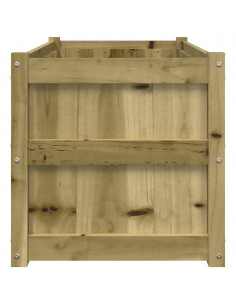 Fioriera da Giardino 90x50x50 cm in Legno di Pino Impregnato 2