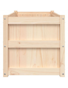 Fioriera da Giardino 90x50x50 cm in Legno Massello di Pino 2