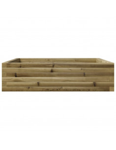 Fioriera da Giardino 90x90x23 cm in Legno di Pino Impregnato