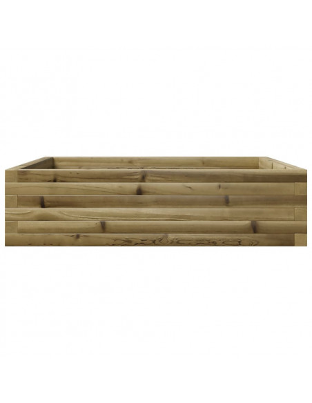 Fioriera da Giardino 90x90x23 cm in Legno di Pino Impregnato