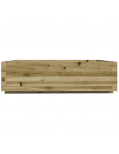 Fioriera da Giardino 90x90x26,5 cm in Legno di Pino Impregnato 2