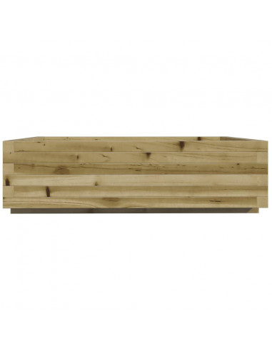 Fioriera da Giardino 90x90x26,5 cm in Legno di Pino Impregnato