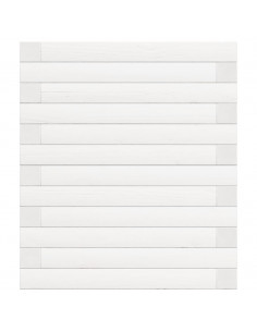 Fioriera da Giardino Bianca 90x40x46 cm Legno Massello di Pino 2