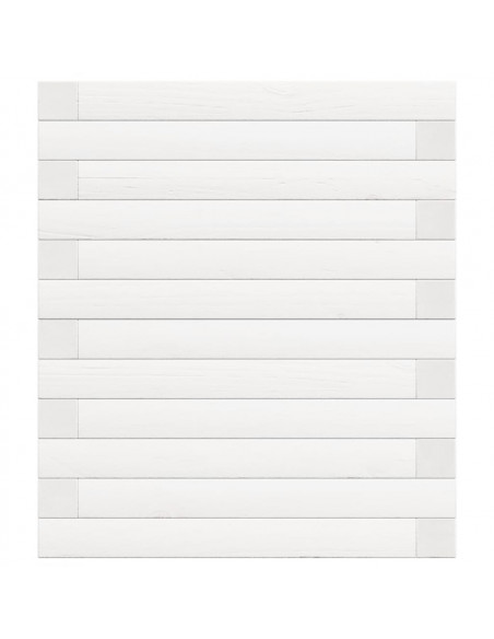 Fioriera da Giardino Bianca 90x40x46 cm Legno Massello di Pino