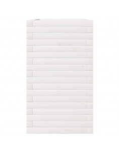 Fioriera da Giardino Bianca 90x40x72,5cm Legno Massello di Pino 2