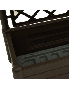 Fioriera da Giardino con Graticcio 100x43x142 cm PP Moca