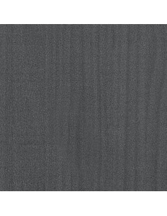 Fioriera da Giardino Grigia 40x40x70 cm in Legno di Pino 2