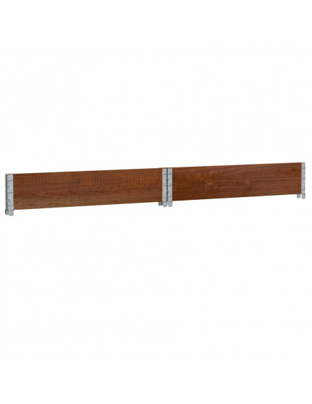 Fioriera da Giardino Marrone 100x100 cm Legno Massello di Pino
