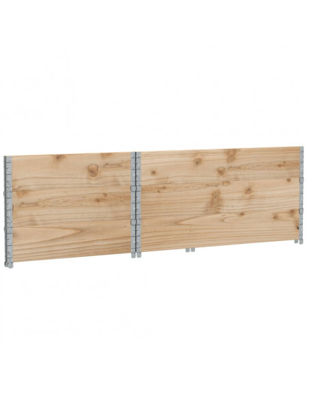 Fioriera da Giardino Marrone 120x80 cm Legno Massello di Pino