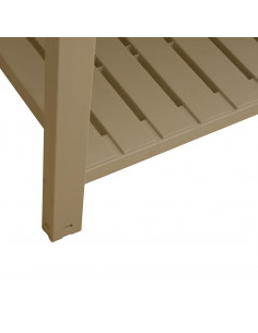 Fioriera da Giardino Marrone Chiaro 110x45x79 cm Polipropilene