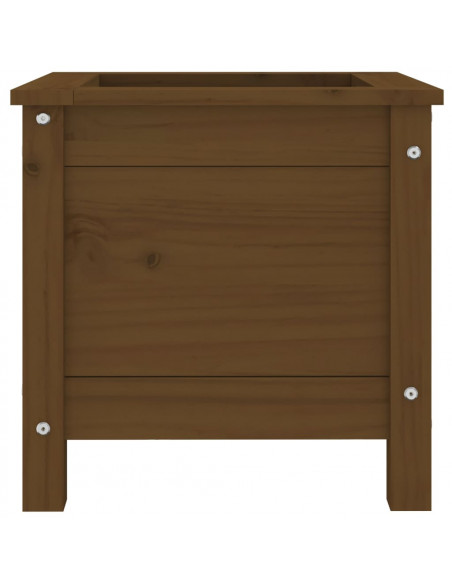 Fioriera da Giardino Miele 40x40x39 cm Legno Massello di Pino
