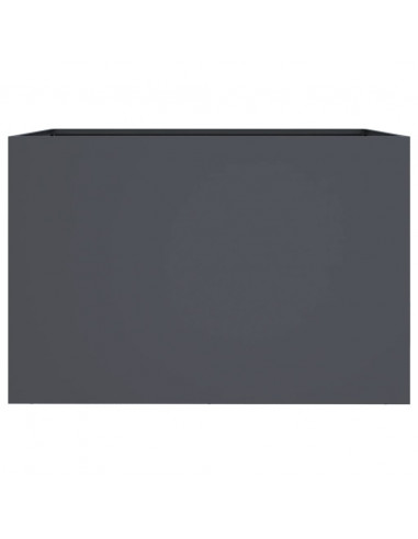 Fioriera Antracite 62x40x39 cm in Acciaio Laminato a Freddo