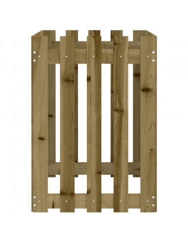 Fioriera da Giardino Recinzione 100x50x70 cm in Pino Impregnato