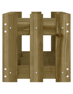 Fioriera da Giardino Recinzione 150x30x30cm Pino Impregnato