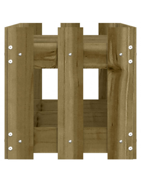 Fioriera da Giardino Recinzione 150x30x30cm Pino Impregnato