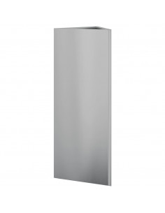 Fioriera da Giardino Triangolare 30x26x75 cm in Acciaio Zincato 2