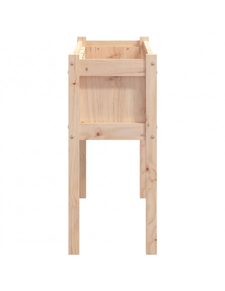 Fioriera Giardino con Gambe 110x31x70 cm Legno Massello Pino