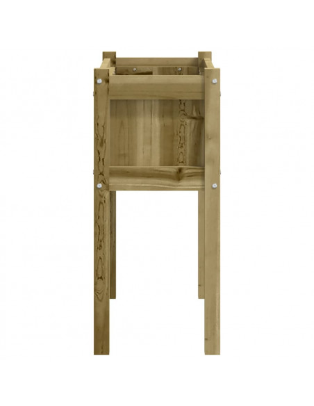 Fioriera Giardino con Gambe 70x31x70 cm Legno Pino Impregnato