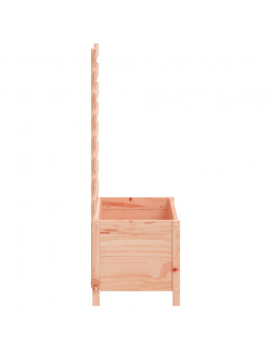 Fioriera Giardino con Rastrelliera 79x39,5x114cm Legno Douglas