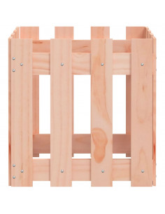 Fioriera Giardino Design Recinzione 40x40x40cm Massello Douglas