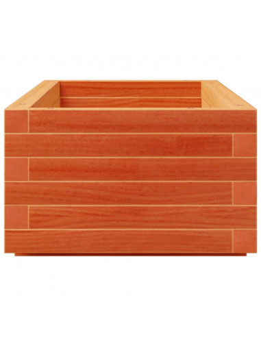 Fioriera Giardino Marrone Cera 110x40x26,5 cm in Legno di Pino