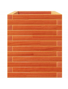 Fioriera Giardino Marrone Cera 110x40x49,5 Legno Massello Pino 2