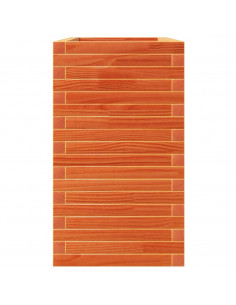 Fioriera Giardino Marrone Cera 110x40x72,5 Legno Massello Pino 2