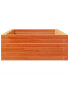 Fioriera Giardino Marrone Cera 110x60x23 cm Legno Massello Pino 2