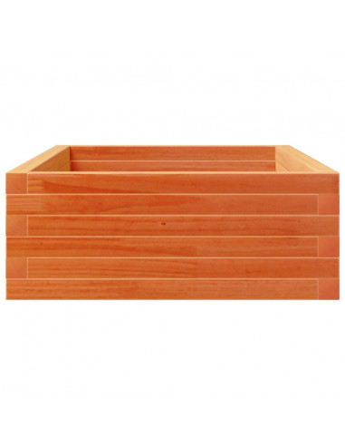 Fioriera Giardino Marrone Cera 110x60x23 cm Legno Massello Pino