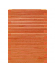 Fioriera Giardino Marrone Cera 50x50x68,5cm Legno Massello Pino 2