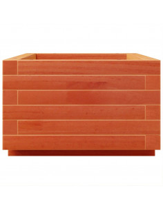 Fioriera Giardino Marrone Cera 70x40x26,5cm Legno Massello Pino 2