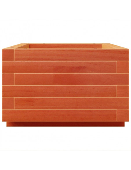Fioriera Giardino Marrone Cera 70x40x26,5cm Legno Massello Pino