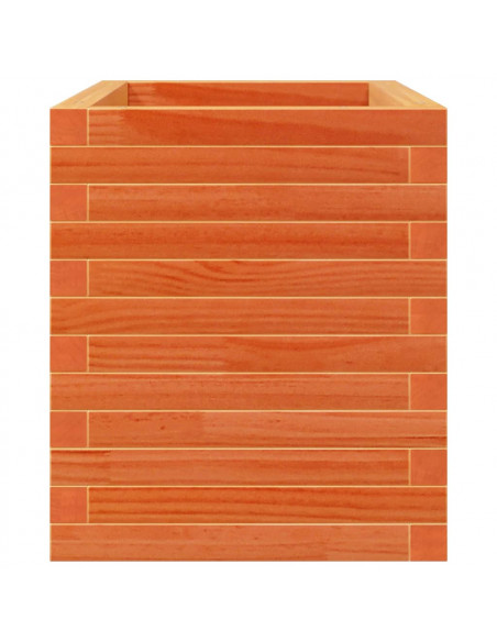 Fioriera Giardino Marrone Cera 70x40x45,5cm Legno Massello Pino
