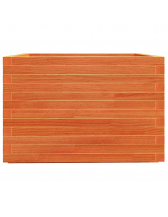 Fioriera Giardino Marrone Cera 70x70x49,5cm Legno Massello Pino 2